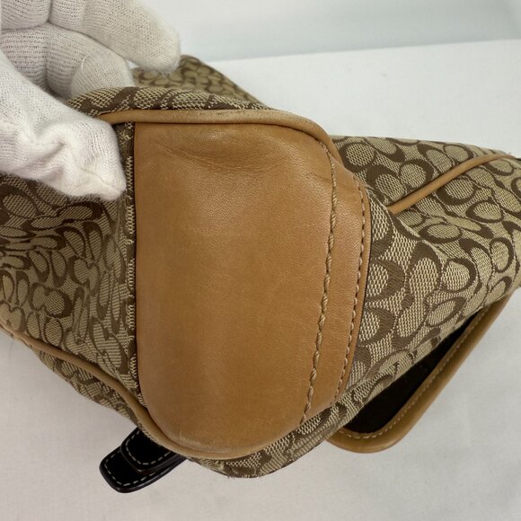 Coach F70283 Signature Messenger Camel - Picture 13 of 15